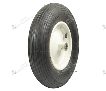 Roues Pneumatiques Motobineuse 400x8 - Avec Poignées Hexagonales 24mm