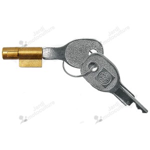 Serrure à clé pour tête d'attelage 203216, 1860154