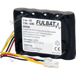 Batterie 18V  2.5A