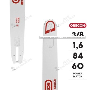 GUIDE DE TRONÇONNEUSE OREGON 243RNDD025 POWERCUT 60 CM 3/8"