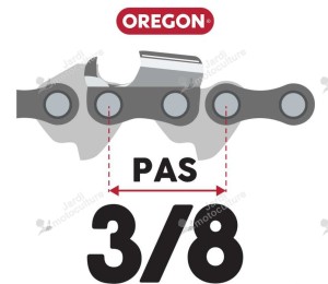 GUIDE DE TRONÇONNEUSE OREGON 243RNDD025 POWERCUT 60 CM 3/8"