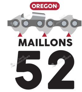 GUIDE CHAINE TRONCONNEUSE OREGON 140SDEA041 35CM - 14" - PAS 3-8LP - JAUGE .050 - 1.3MM - 52 MAILLONS - 52 ENTRAINEURS