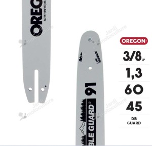 GUIDE DE TRONÇONNEUSE OREGON 180SDEA318 DOUBLE-GUARD 45 CM