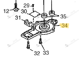 Couvercle Echo 61042054230