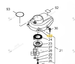 Volute de Refroidissement Echo 6812031110