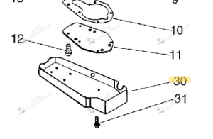 Couvercle Echo 66002009960