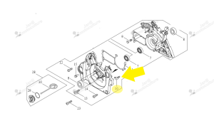 Raccord 43723914730 pour echo CS620SX