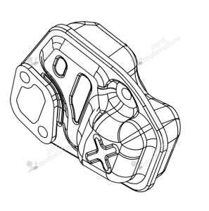 Pot d'échappement Echo A030000880