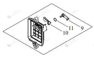 Boîtier Filtre Echo A023000370