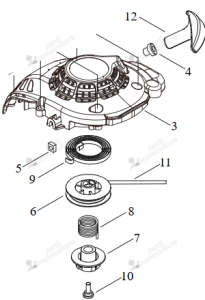 Lanceur complet Echo A051002383