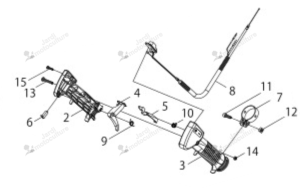 Accélérateur Echo & Shindaiwa C044000670
