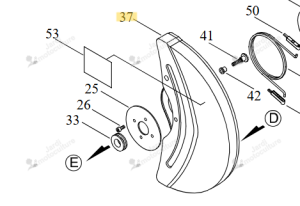 Protecteur Disque Echo & Shindaiwa C370000050
