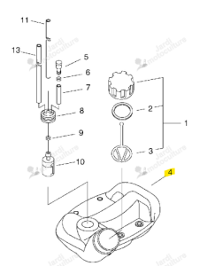 Réservoir Essence Echo & Shindaiwa A350000440