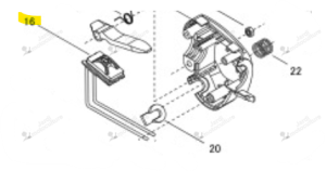 Interrupteur Echo & Shindaiwa A440001460