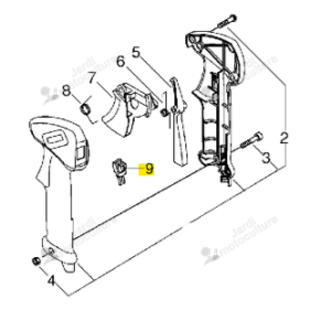 Interrupteur Echo & Shindaiwa A440000400
