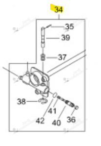 Pompe Huile V2 Echo & Shindaiwa C022000180