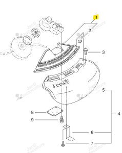 Déflecteur Inter Echo & Shindaiwa C550000332