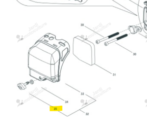 Bouton Echo & Shindaiwa V299000340