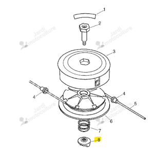 Bouton Echo & Shindaiwa P022000120