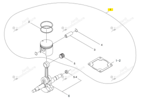 AXE DE PISTON Echo & Shindaiwa P021029870