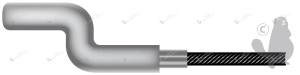 Cable souple avec embout en ''Z''