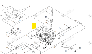 Carter Moteur Echo & Shindaiwa P100007700