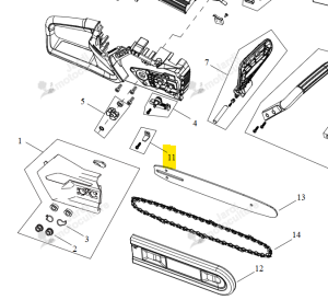 CAPTEUR CHAINE Echo & Shindaiwa P022061620
