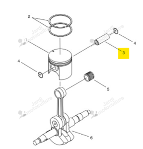 AXE PISTON Echo & Shindaiwa V608000070