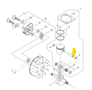 AXE DE PISTON Echo & Shindaiwa V606000060