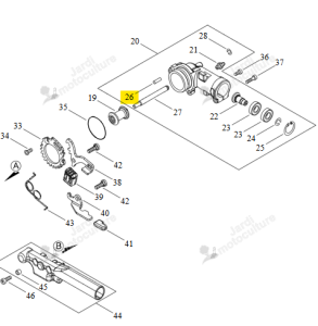 EPINGLE Echo & Shindaiwa V623000110