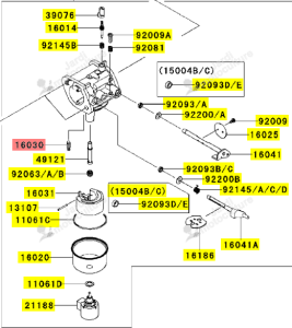 Pointeau Carburateur Iseki 16030-7003