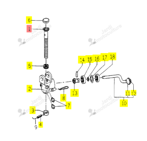 Embout D. Iseki 1564-527-220-10