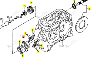 Palier Iseki 1564-301-004-30
