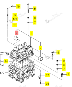 Coussinet ISEKI 1427-501-003-00