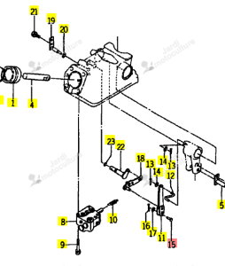 Goupille Iseki 1434-503-002-00