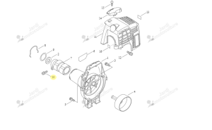Boulon d’origine Echo 9111805028