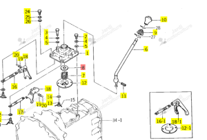 Cuvette de Ressort Iseki 1427-207-005-00