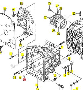 Goupille Iseki 1421-433-004-00