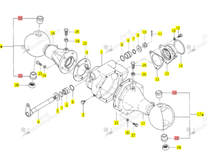 Coussinet de pivot Iseki 1427-432-014-00