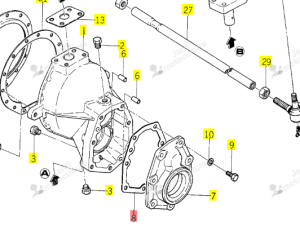 Joint de Couvercle Iseki 1427-433-008-00