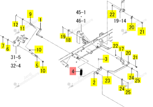 Ressort ISEKI 1560-511-006-50
