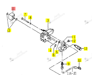 Accouplement ISEKI 1560-515-001-40