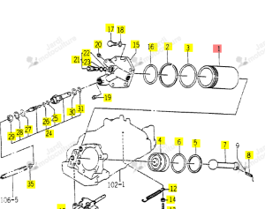 Cylindre Iseki 1560-507-001-30