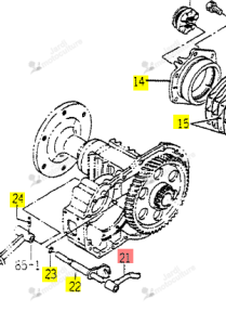 Levier Iseki 1560-303-007-40