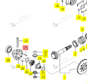 Goupille Iseki 1560-432-005-00