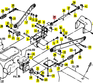 Embout G. Iseki 1568-525-290-10