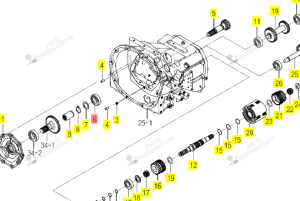 Roulement ISEKI 1568-206-001-00