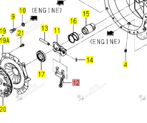 Fourche Iseki 1435-122-002-00