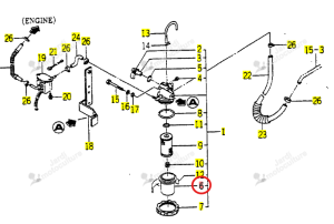 Cuve ISEKI 1560-102-205-40
