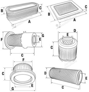 Filtre à air pour moteur Honda 17211-ZE7-W01